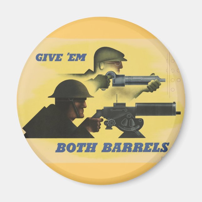 WWII Patriotic Poster Magnet (Front)