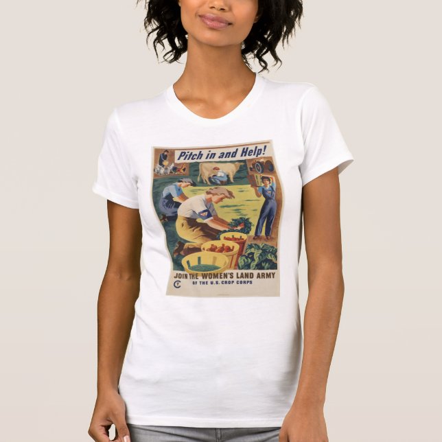 WWII Patriotic Poster Shirt (Front)