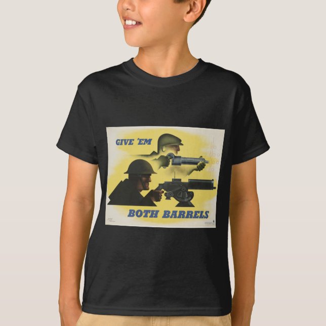 WWII Patriotic Poster T-Shirt (Front)