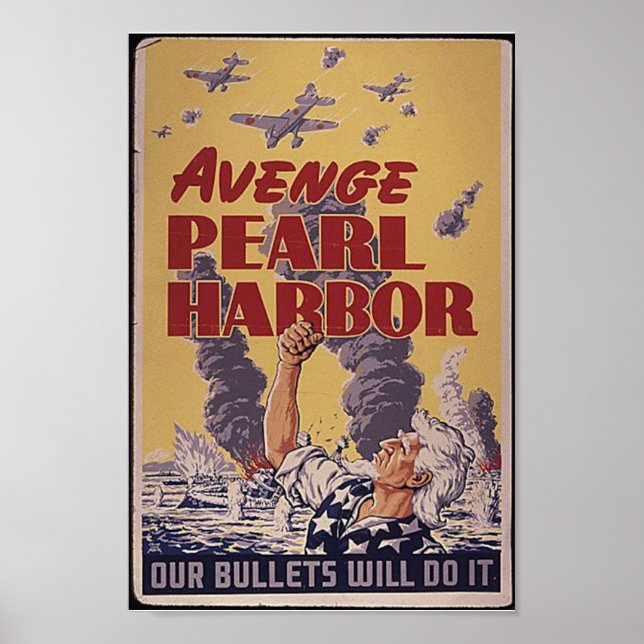 WWII pearl harbor poster (Front)