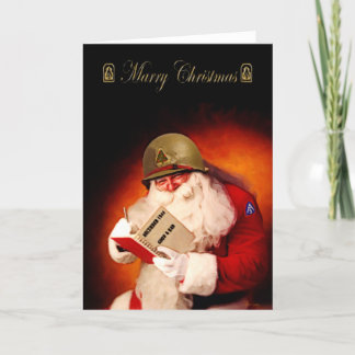 WWII Santa Holiday Card