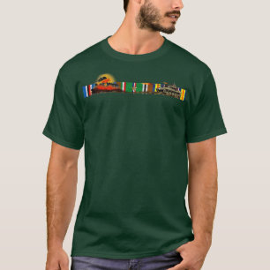 WWII Service Ribon Bar w M18 HellCat Killing Germa T-Shirt