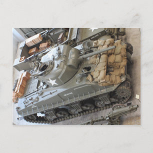 WWII Tanks Postcard