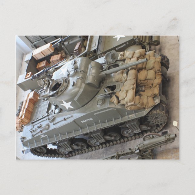 WWII Tanks Postcard (Front)