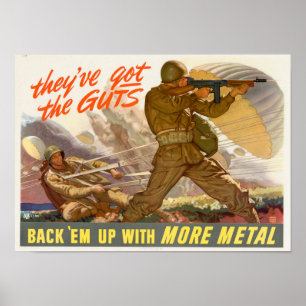 WWII They've Got the Guts Poster