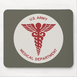 WWII U.S. Army Medical Department Emblem Mouse Pad