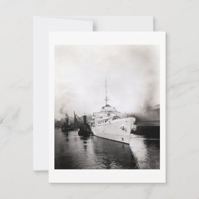 WWII US Coast Guard Cutter Campbell (Front)