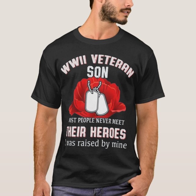 WWII VETERAN SON T-Shirt (Front)