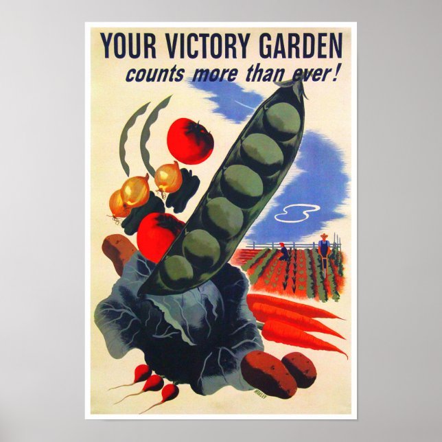 WWII Victory Garden Poster (Front)