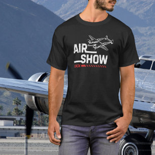 WWII Vintage Aeroplane Airshow Military Custom T-Shirt