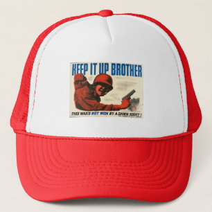 WWII Vintage Poster Hat