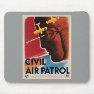 WWII Vintage Poster Mouse Pad