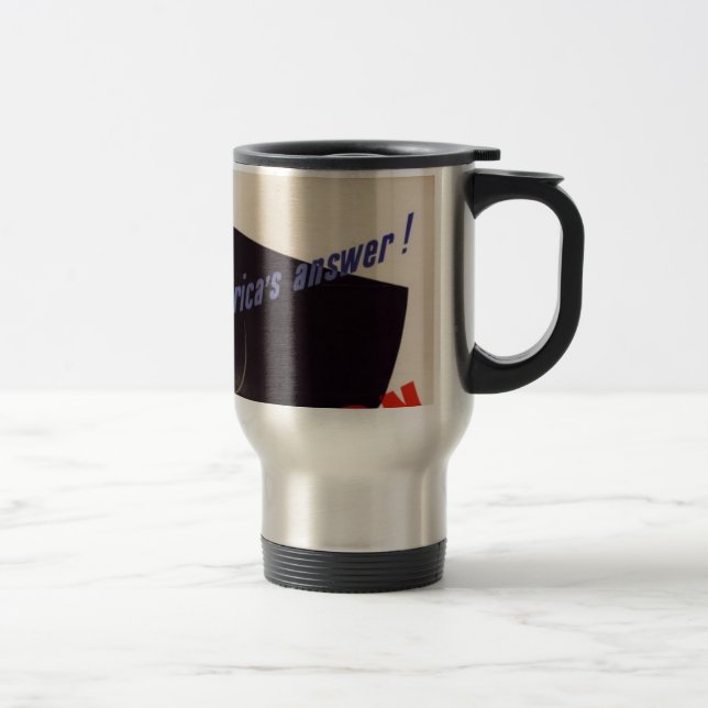 WWII Vintage Poster Mug (Right)