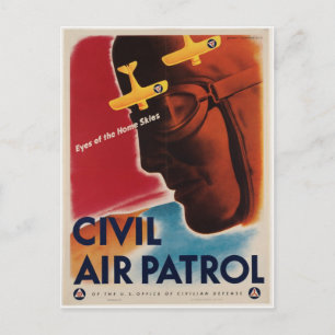 WWII Vintage Poster Postcard