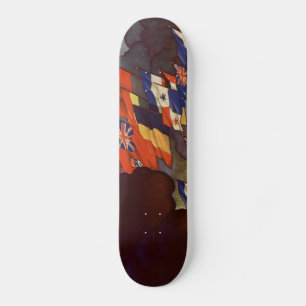 WWII Vintage Poster Skateboard