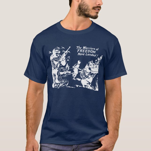 WWII Warriors Have Landed T-Shirt (Front)