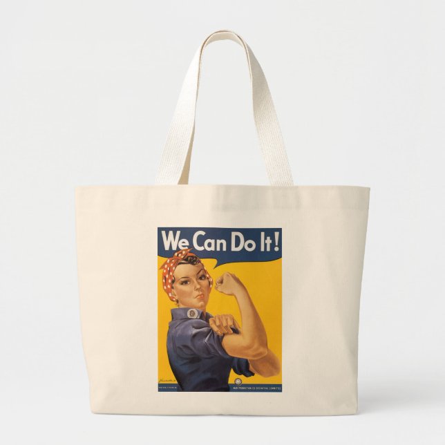 WWII We Can Do It! - Canvas Bag (Front)