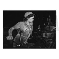 WWII Women - Homefront/War Effort Greeting Card