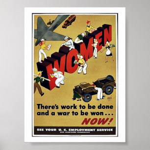 Wwii Women Poster