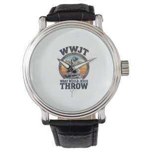 WWJT What Would Jesus Throw Vintage Disc Shirt_1 Watch