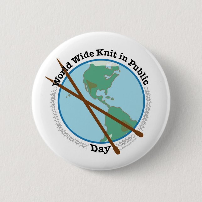 WWKIPDAY America Button (Front)