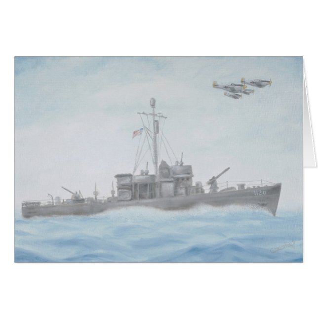 WWll Ship Card (Front Horizontal)