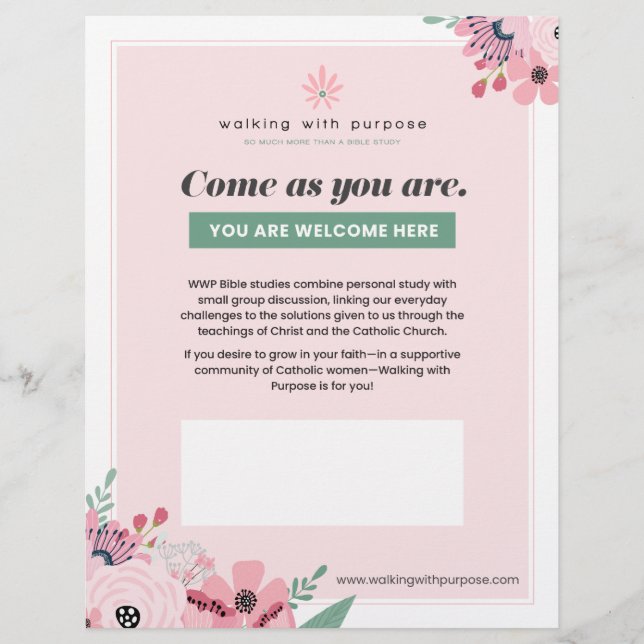 WWP Promotional Flyer Custom Letterhead (Front)