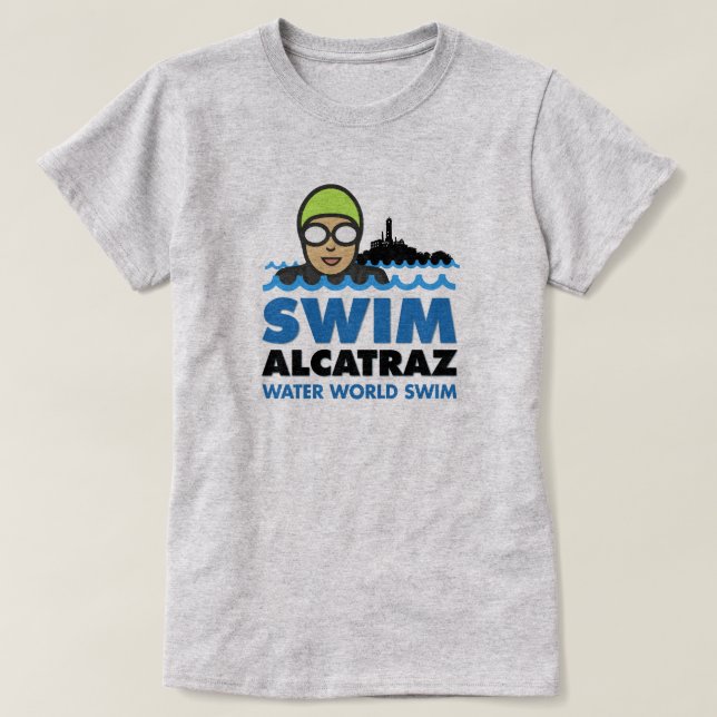 WWS Swim Alcatraz T-Shirt (Design Front)