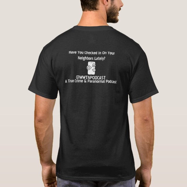 WWTN Podcast Black shirt (Back)