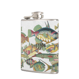 WWW FISH HIP FLASK