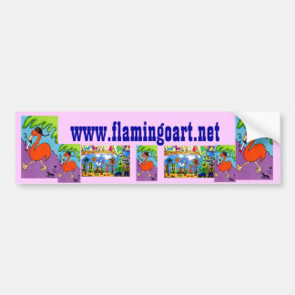 www.flamingoart.net bumper sticker