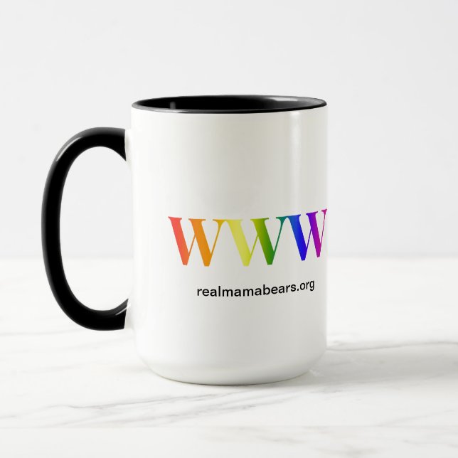 WWW Rainbow Mug (Left)