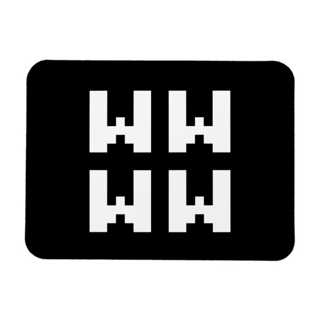 WWWW | LOL Japanese Internet Slang Magnet (Horizontal)