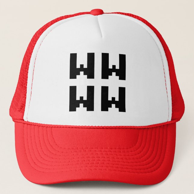 WWWW | LOL Japanese Internet Slang Trucker Hat (Front)