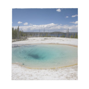 WY, Yellowstone National Park, West Thumb Geyser Notepad