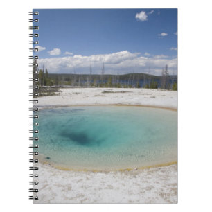 WY, Yellowstone National Park, West Thumb Geyser Spiral Notebook