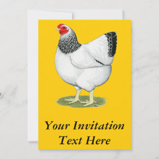 Wyandotte:  Columbian Hen Invitation