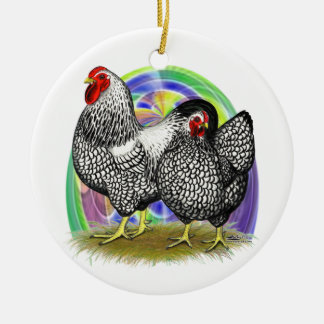 Wyandotte: Easter Egg Pair Ceramic Tree Decoration