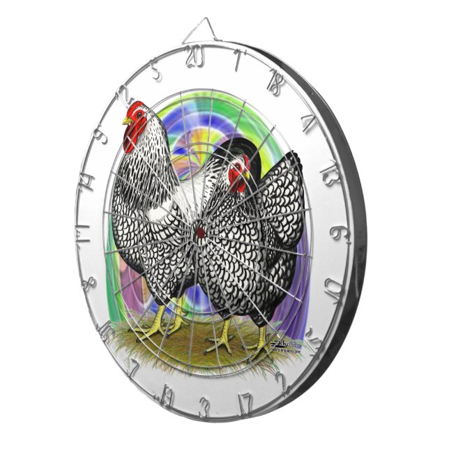 Wyandotte:  Easter Egg Pair Dartboard (Front Right)
