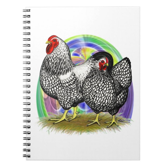 Wyandotte:  Easter Egg Pair Notebook (Front)