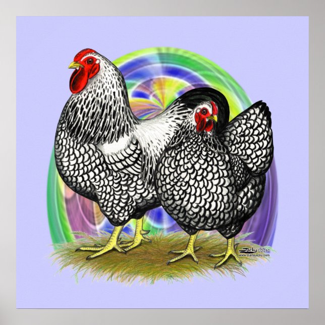 Wyandotte:  Easter Egg Pair Poster (Front)