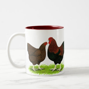 Wyandotte: Partridge Pair Two-Tone Coffee Mug