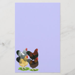 Wyandotte: Rooster Assortment Stationery