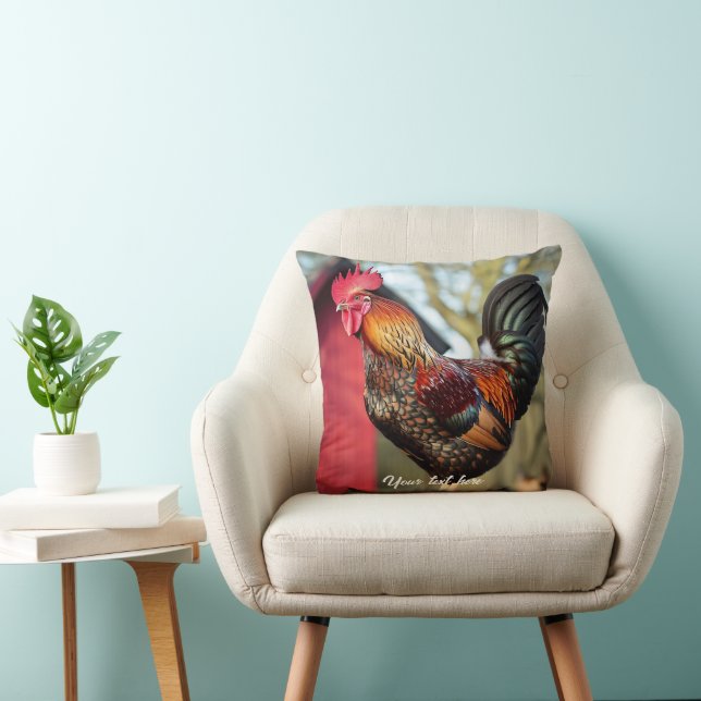 Wyandotte Rooster Cushion (Chair)