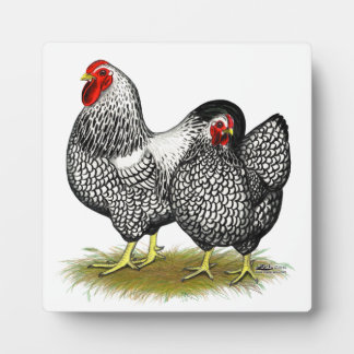 Wyandotte: Silver Pair Plaque