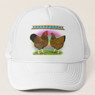 Wyandottes: Golden-laced Rainbow Trucker Hat