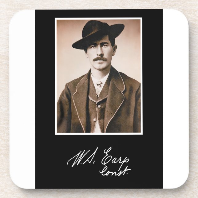 Wyatt Earp Constable in His Prime Coaster (Front)