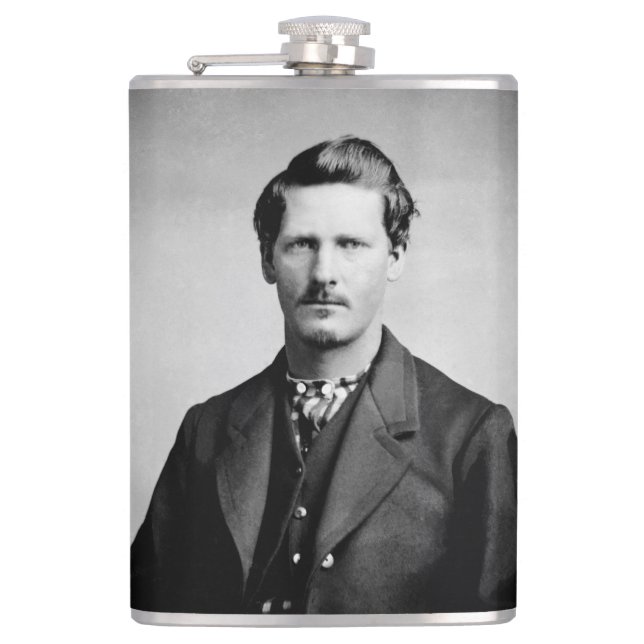 Wyatt Earp: Lawman, Gunfighter, Saloon Keeper Hip Flask (Front)