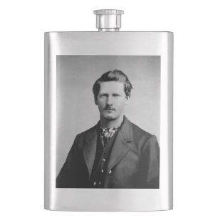 Wyatt Earp: Lawman, Gunfighter, Saloon Keeper Hip Flask