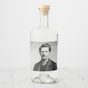 Wyatt Earp: Lawman, Gunfighter, Saloon Keeper Liquor Bottle Label